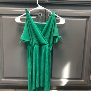 Green Zara dress